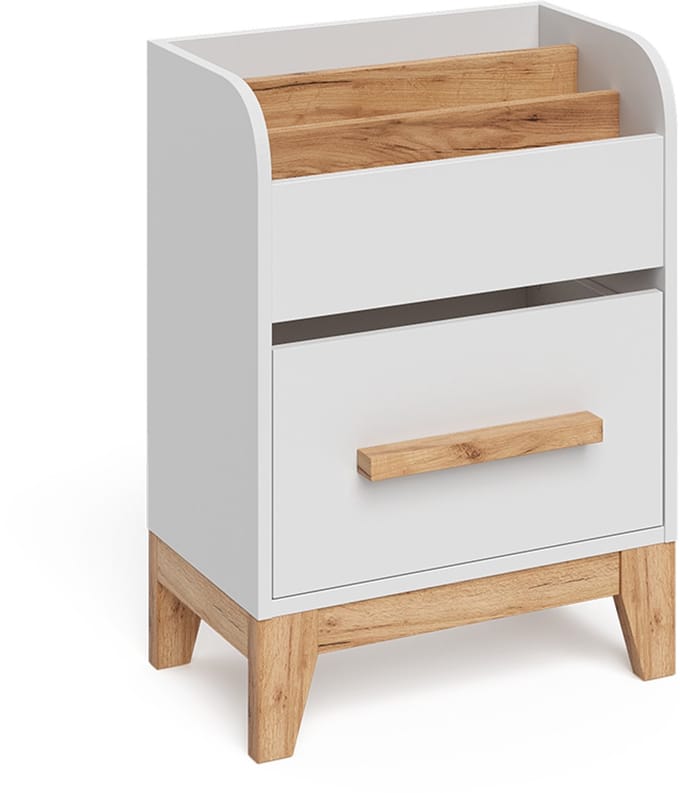 Vitalispa Malia Boekenrek – 55 x 70 cm met lade Wit
