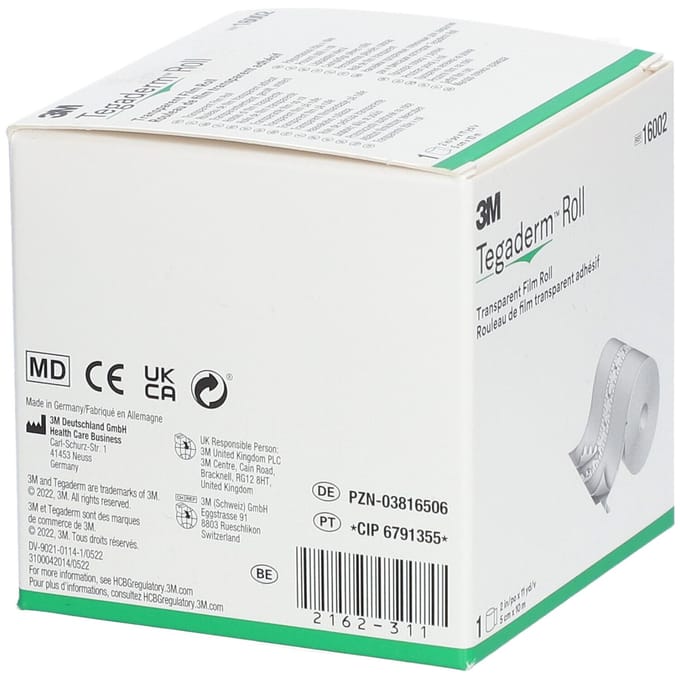 3M Tegaderm Roll - Transparante Film Op Rol 5cmx10m 1 Pleister