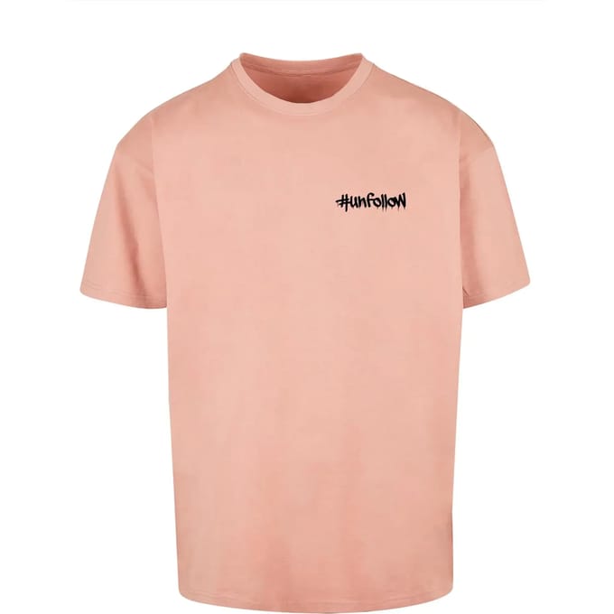 Dames-T-shirt oversized Merchcode Unfollow front X