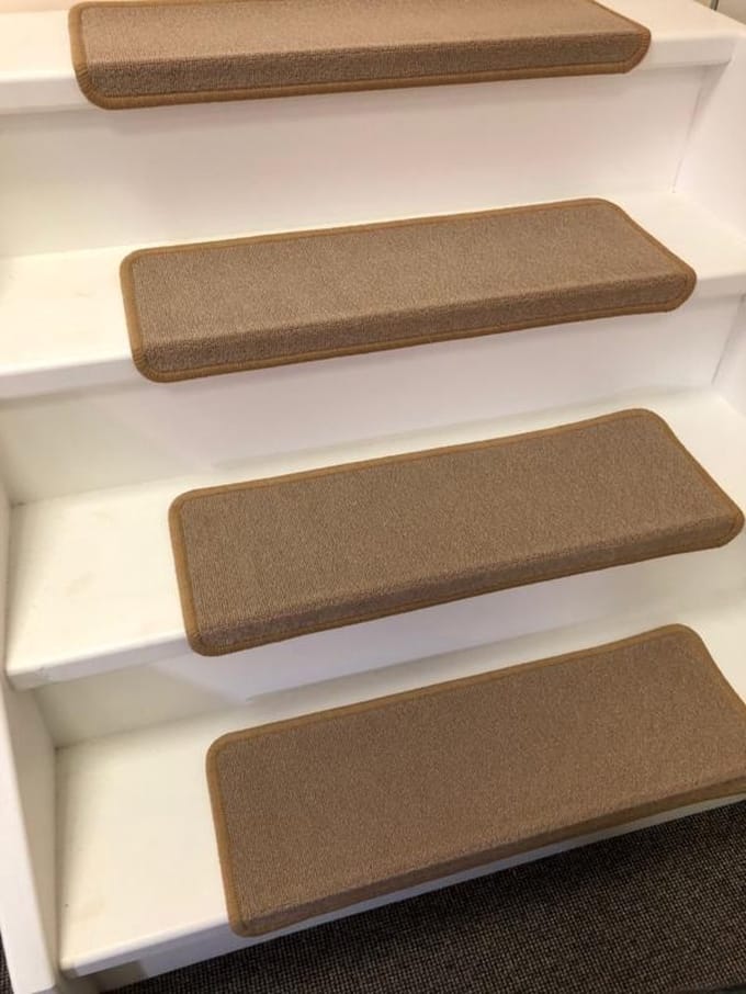 Trapmatten 15x Elite Beige 62x19x3,5 Recht