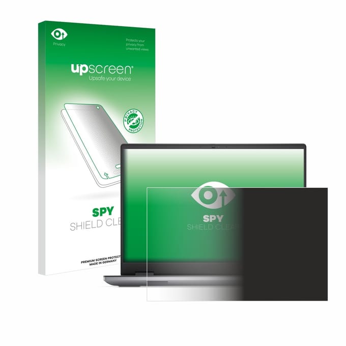 upscreen - privacy screenprotector voor Dell Precision 7680 Non-Touch - Folie Beschermfolie Blauwlichtfilter