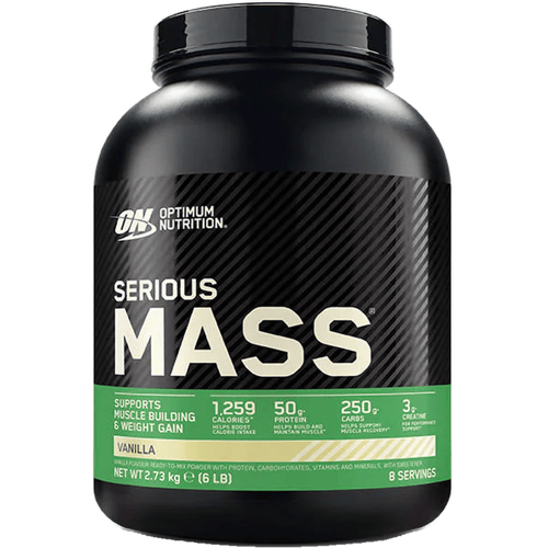 Optimum Nutrition Serious Mass, vanille, 2,73 kg (8 porties)