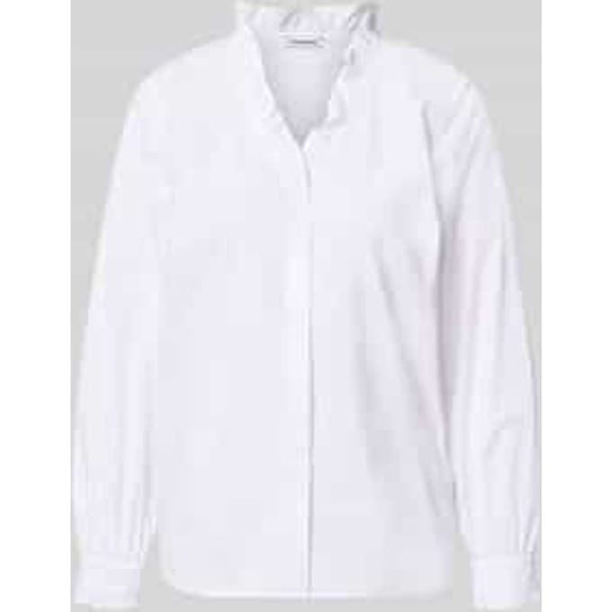 Regular fit Blouse met lange mouwen van Katoenmix