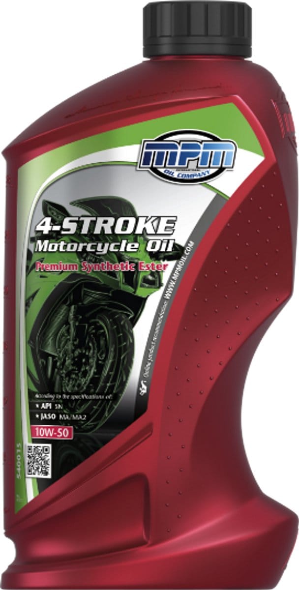 MPM 4-Takt Motorfiets Motorolie 10W50 - 1 liter