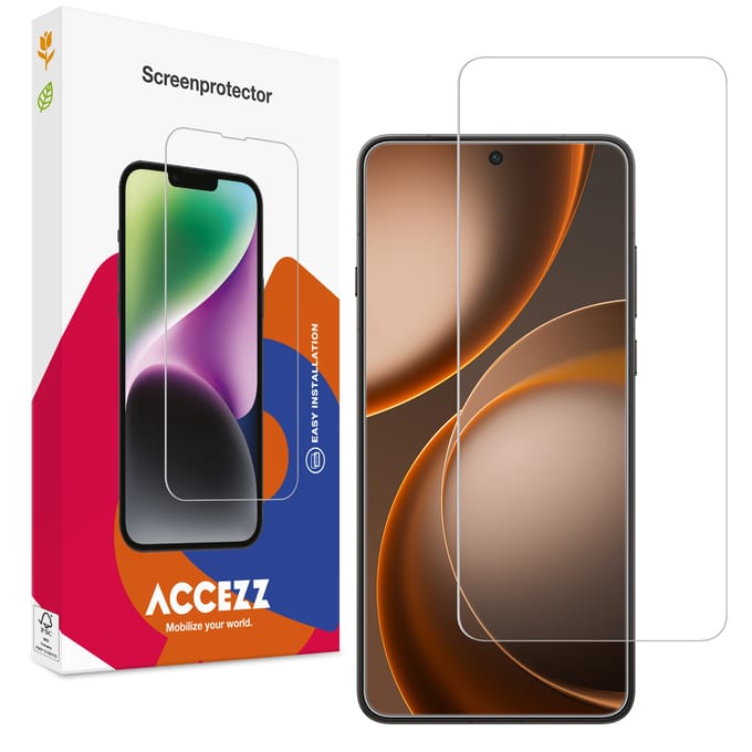 Accezz Screen Protector - Geschikt voor Oppo Find X9 Ultra - Gehard Glas Screenprotector