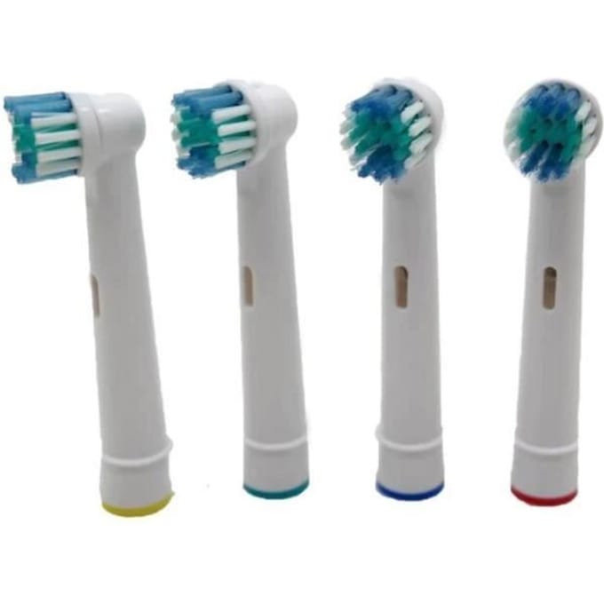 Tête de brosse à dents - ECELEN - Vbatty - 4 pièces - Poils souples - Mixte