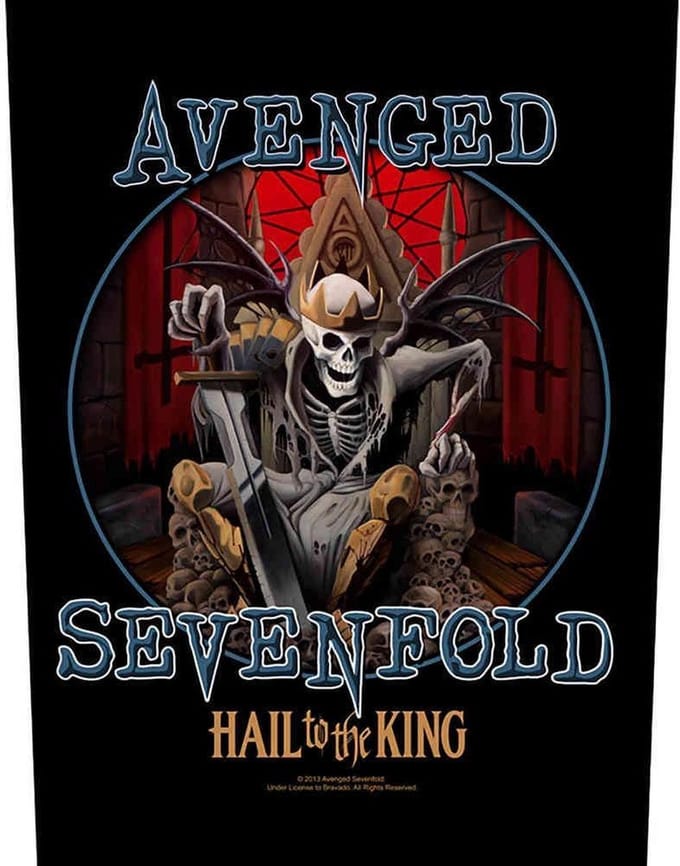 Avenged Sevenfold - Hail To The King Rugpatch - Multicolours