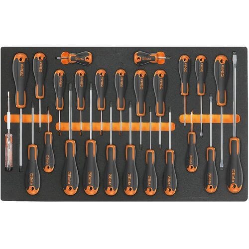 Beta gereedschapswagen 8 laden, 398-delig, BW 2400S G8/E-L, grijs