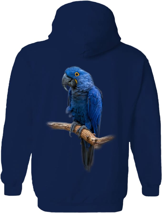 Papegaai Blue Gem - Macaw The Coloured House Hoodie M