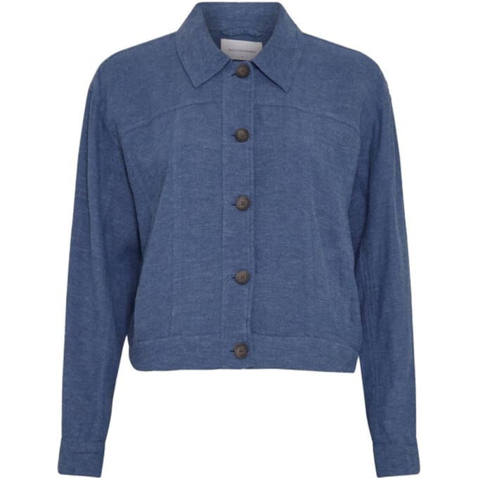 MSCH Copenhagen Mschviana Ginia Jacket Jassen Dames - Zomerjas - Blauw - Maat M