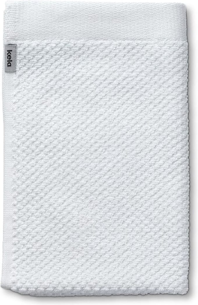 Gastendoek, 30 x 50 cm, Wit, Organic Katoen - Kela | Lavinia