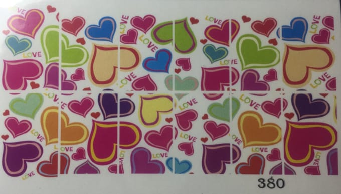 Korneliya Water Decal Nail Wrap WD 380