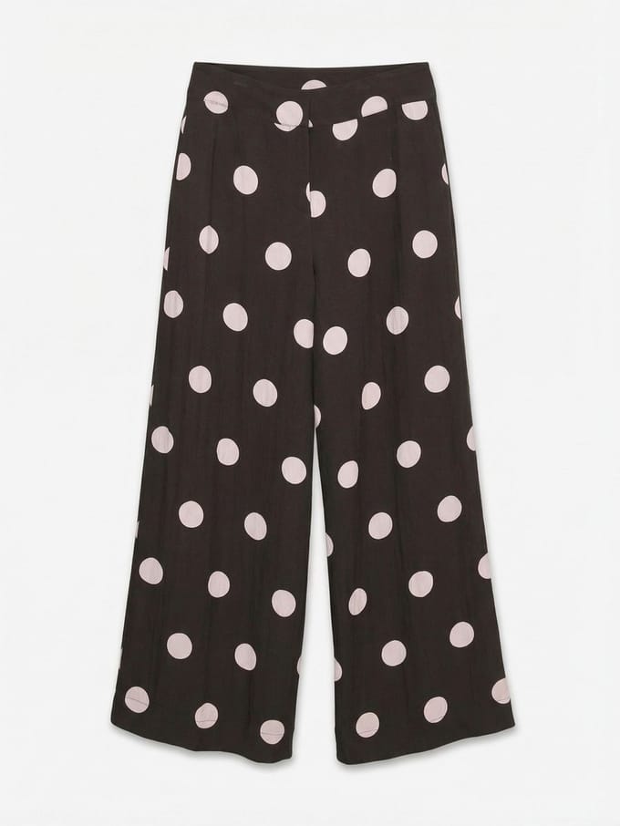 Vero Moda Broek met wijde pijpen VMLYRA High waist Broek