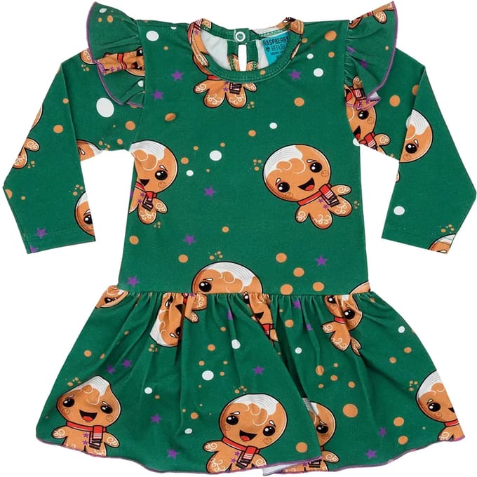 Body met lange mouwen en rok baby meisje Raspberry Republic