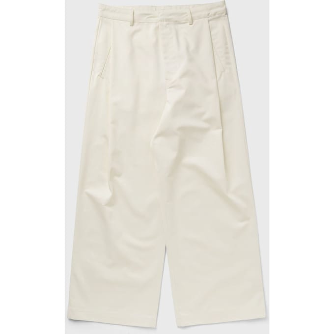 Pleaded Cotton Pants