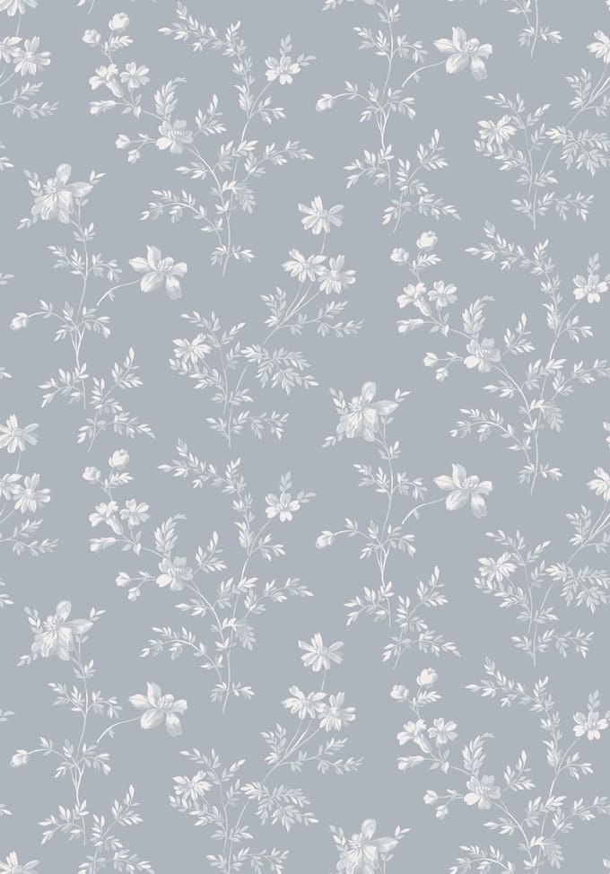 Boråstapeter Vliesbehang 3272 - Timeless Traditions - Klassiek Blauw - 53cm x 10.05m