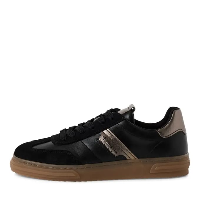 Tamaris Core Dames Sneakers - BLACK LEATHER