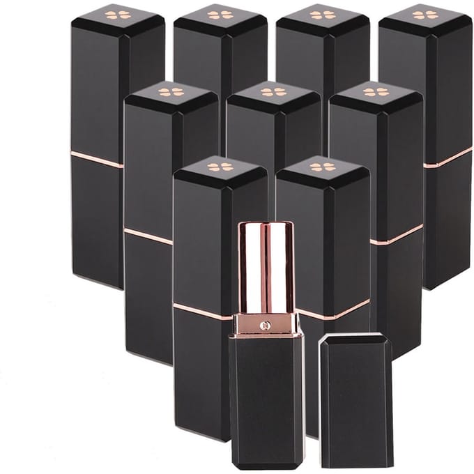 10 stuks DIY Cosmetische Lippenstift Lege Tubes Zelfgemaakte Lippenstift Containers Buisjes gray
