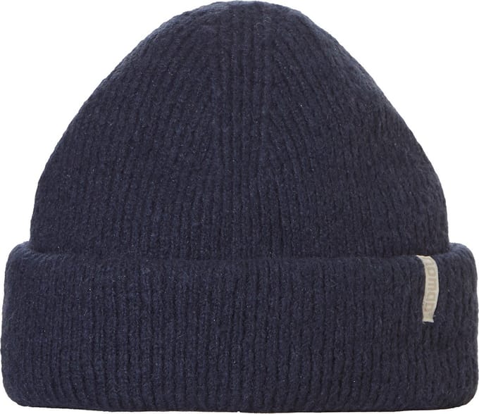 NOMAD® Turoa Muts Dames Winter | One Size | Blauw | Rib-gebreid | Wolmix
