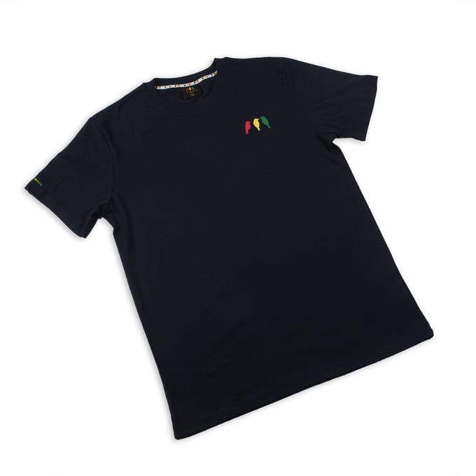 T-shirt Navy 3 Little Birds - AFCA - Amsterdam - Three little birds - Reggae