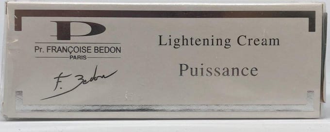 Pr Francoise Bedon - Puissance Lightening cream