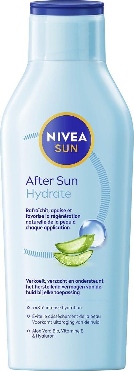 NIVEA SUN Hydraterende & Kalmerende Aftersun Lotion - Met Hyaluronzuur en Aloë Vera - 400 ml