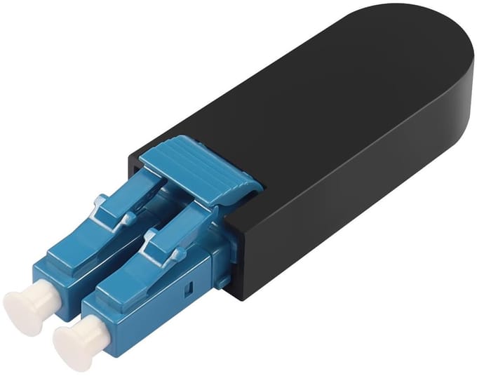 LC Singlemode Fiber Optic Loopback Adapter SM 9/125μm - Duplex Test Plug