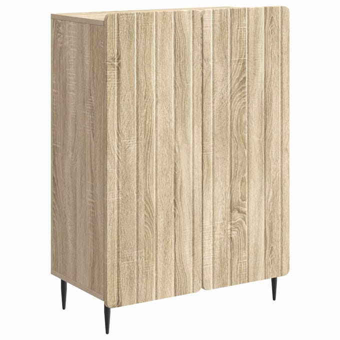 vidaXL - Dressoir - Sonoma - Eiken - 66 - x - 34,5 - x - 92 - cm - Bewerkt - hout