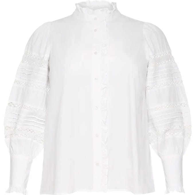 Damesblouse met lange mouwen KAFFE Curve KCWilla