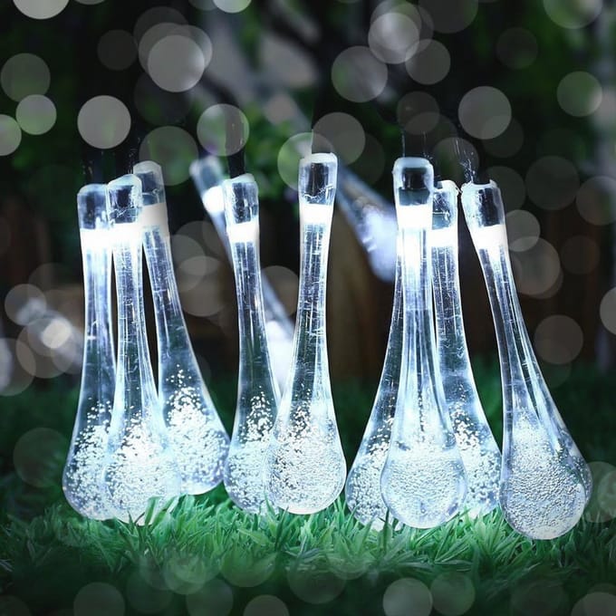 Solar Lichtslinger met 30 LED's - 6 Meter - Waterdichte Kerstverlichting voor Tuin en Huis