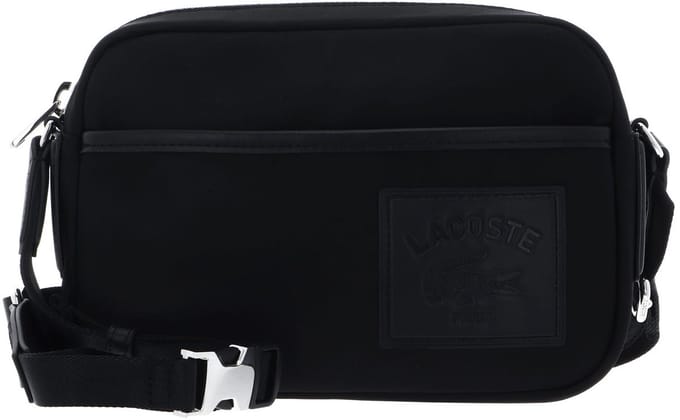 LACOSTE schoudertas Reporter Bag Noir zwart