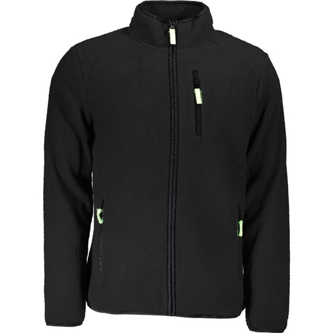 Noorwegen 1963 Zwarte Polyester Herensweater