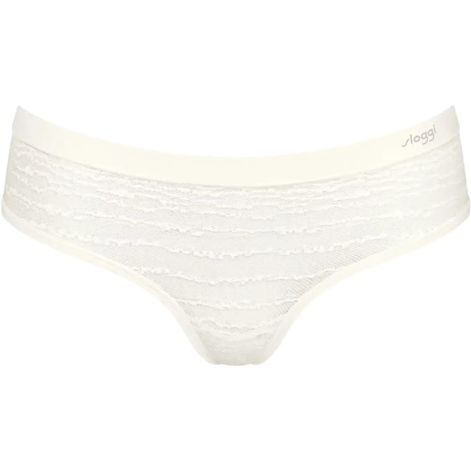 Sloggi FREE Evolve Hipster Lace Dames Onderbroek - WIT