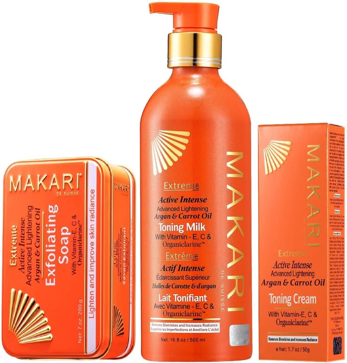 MAKARI EXTREME ARGAN & CARROT OIL SKIN TO LOVE SET