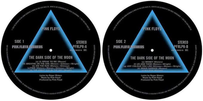 Pink Floyd - Dark Side of the Moon - Slipmat