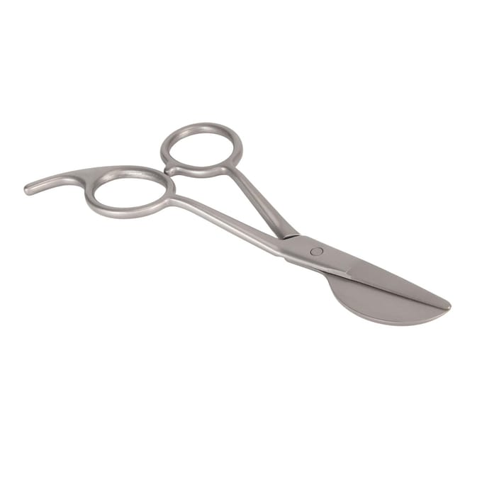 Roestvrijstalen Applique Schaar Duckbill Lemmet Comfortabel Ergonomisch Handvat DIY Tapijtschaar gray