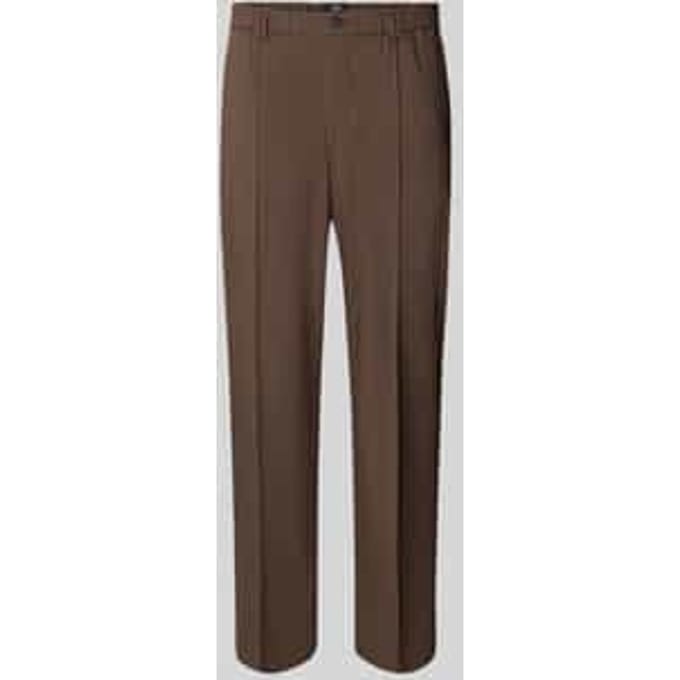 Stoffen broek met wol Model 'Luigi'