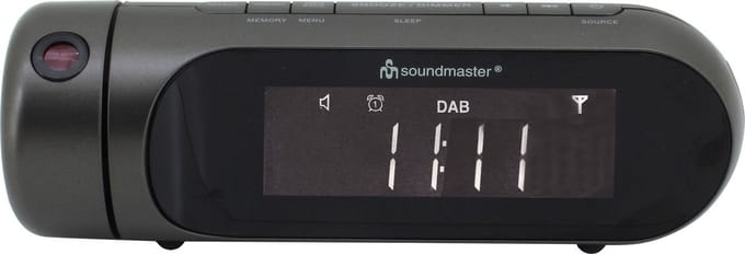 Soundmaster UR6700AN - Digitale DAB+ wekkerradio met projectie