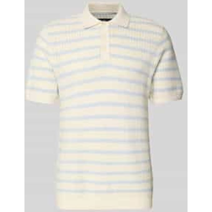 Poloshirt met polokraag en korte knoopsluiting