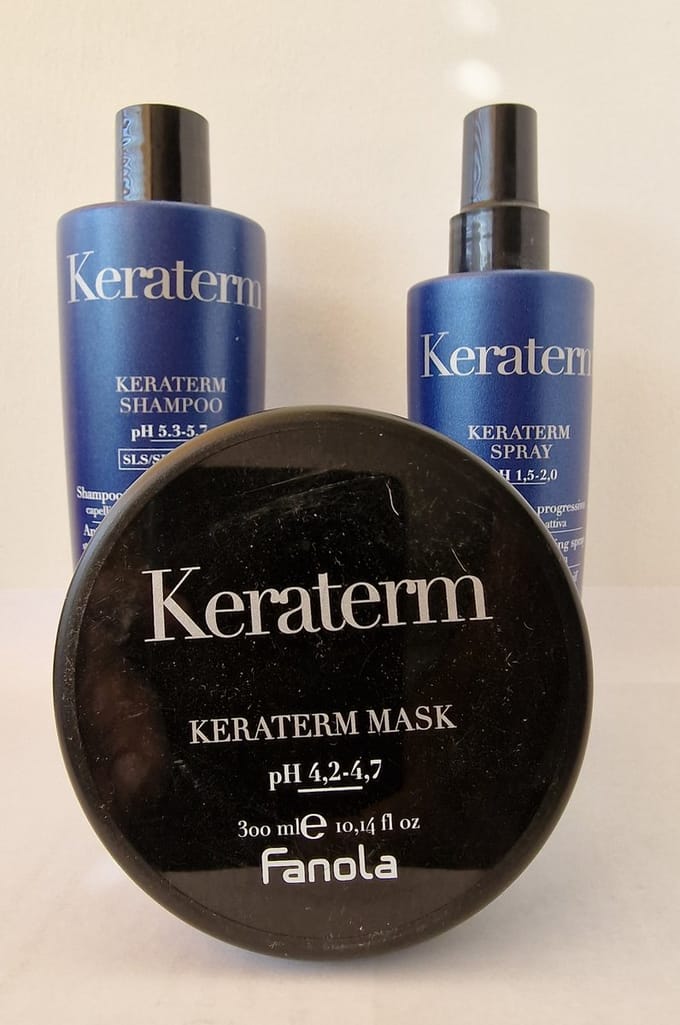 Fanola Keraterm Trio Shampoo 300ml + Mask 300ml + Spray 200ml