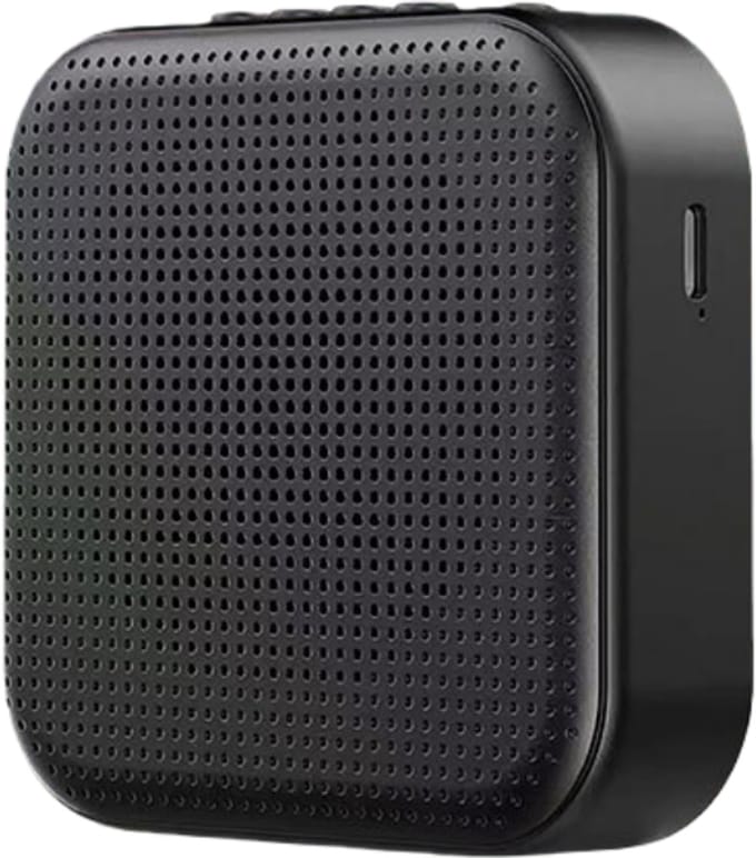 longziming -Draagbare Bluetooth Stemversterker 3W met Ruisonderdrukking – Compact Ontwerp, Lange Batterijduur – Ideaal voor Docenten & Gidsen – Zwart