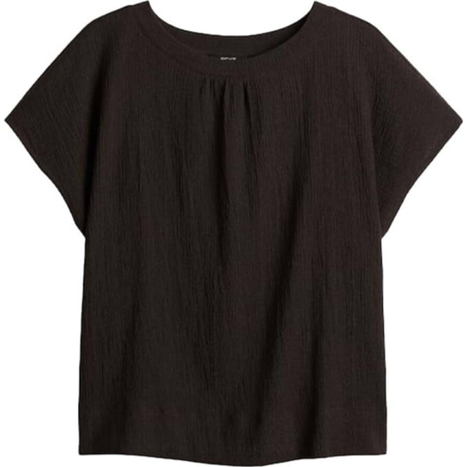 regular fit T-shirt met structuurpatroon model 'Salti'