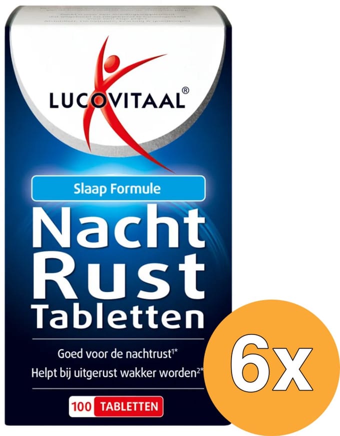 6x Lucovitaal Nachtrust (100 tabletten)
