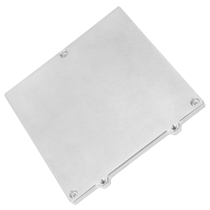 Verwarmd Bed Ondersteuningsplaat Aluminiumlegering Z-assen Ondersteuningsplaat voor Voron V0 V0.1 3D-printer white