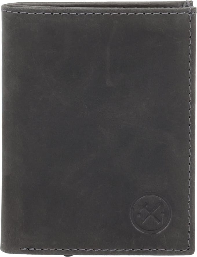 Hide & Stitches Leren Pasjeshouder - Heren Portemonnee - Safety Wallet - Zwart