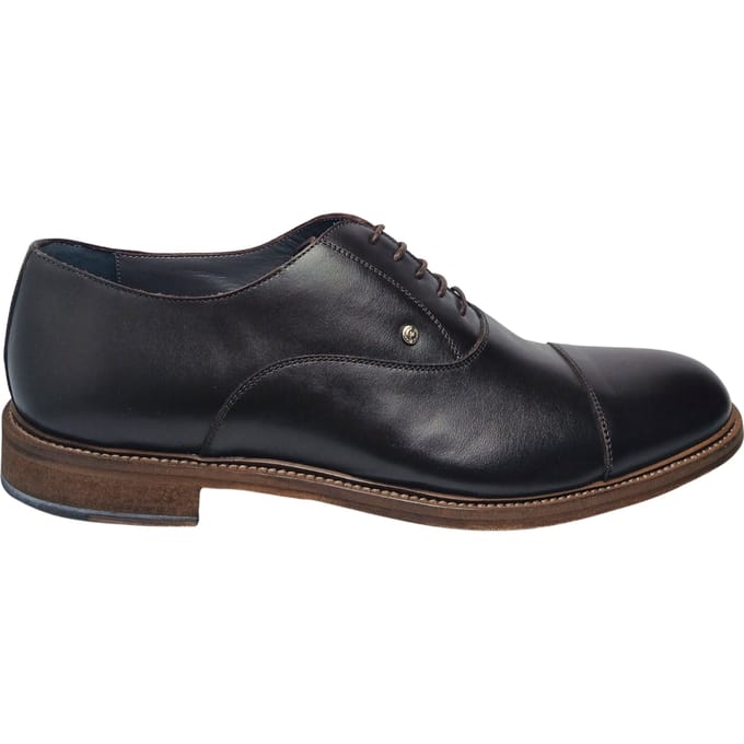 pb10202C9esof301 Pollini Man Bruin leer