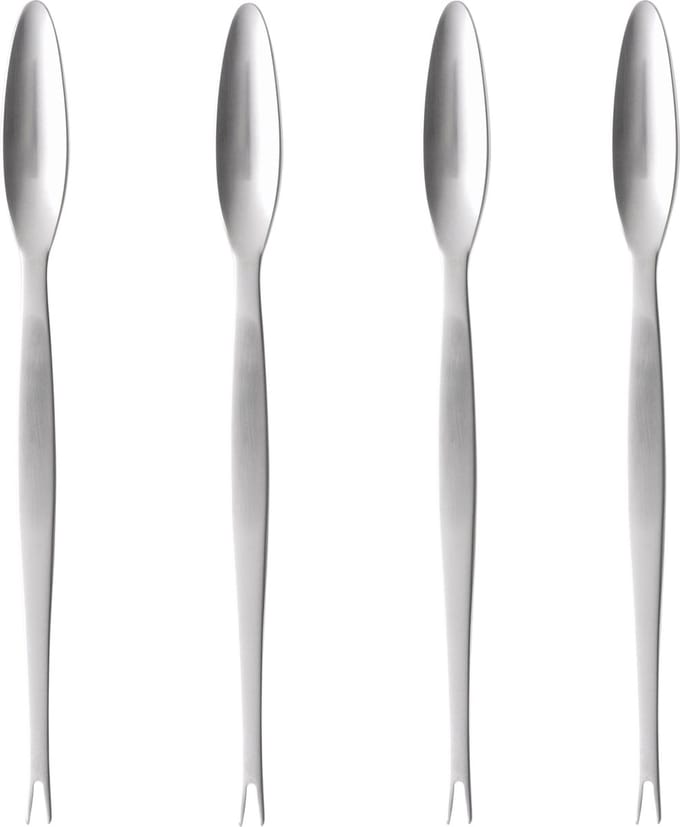 Gense Lobster fork Focus Staal 20.6 cm 4 pieces Black/Matte Staal