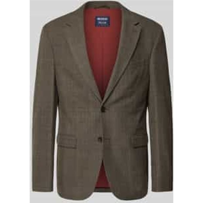 Slim fit 2-knoops colbert met klepzakken