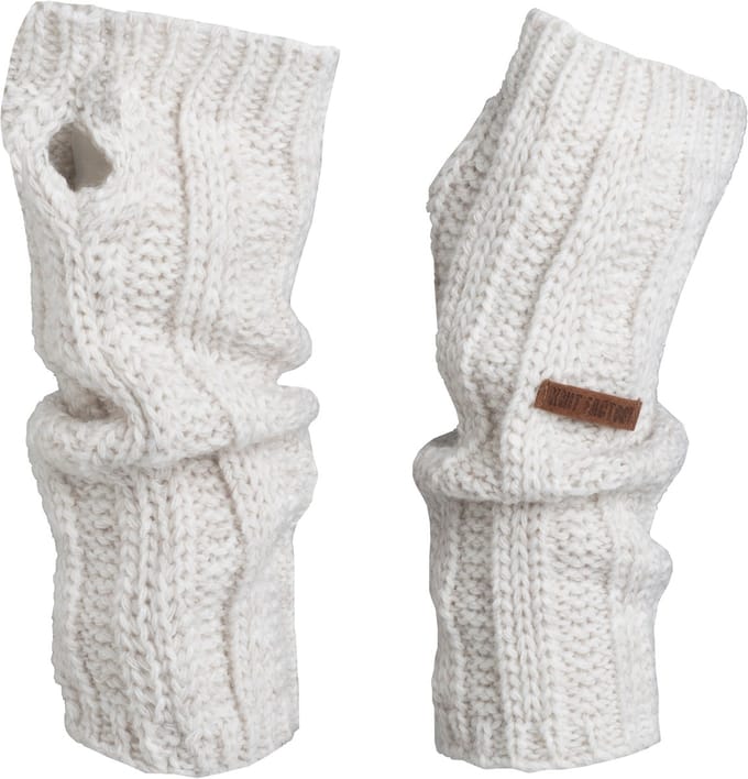 Knit Factory Nica Armwarmers - Beige - One Size