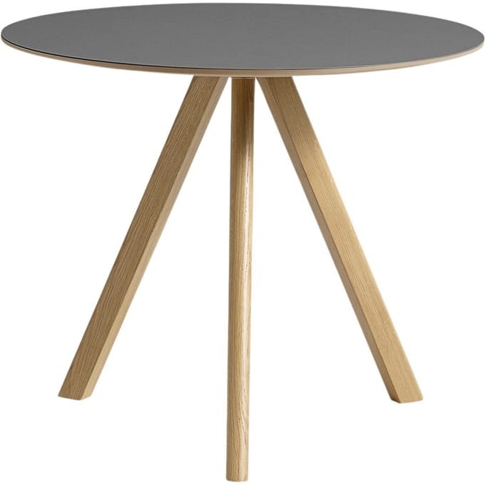 HAY Copenhague CPH20 tafel - grijs - Ø 90 cm